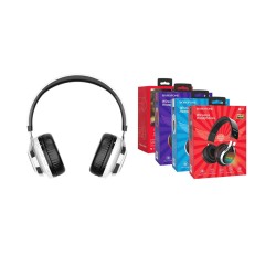 BLUETOOTH WIRELESS HEADPHONE BOROFONE BO8 WITH MIC 200MAH WHITE BLUETOOTH WIRELESS HEADPHONE BOROFONE BO8 WITH MIC 200MAH WHITE